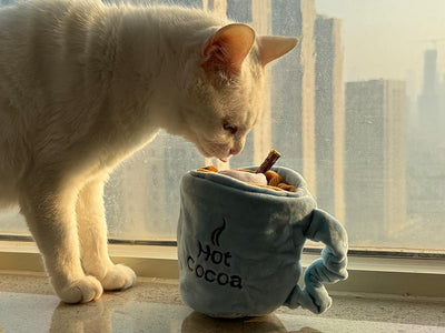 Juguetes Interactivos de Catnip para Gatos con Sonidos Crujientes y Puzzle de Premios - Image 8