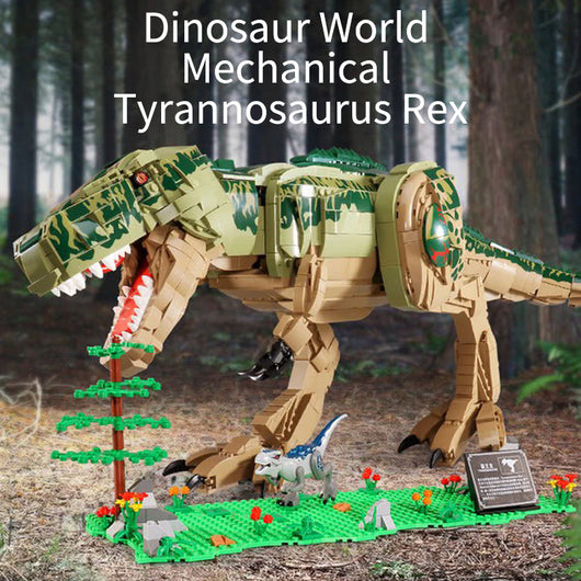 Bloques de Construcción Dinosaurios Jurásico - Puzzle Educativo Infantil