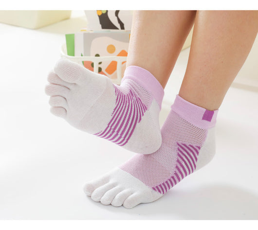 5 Pares de Calcetines Deportivos con Dedos Separados para Mujer - Malla Transpirable - Image 19