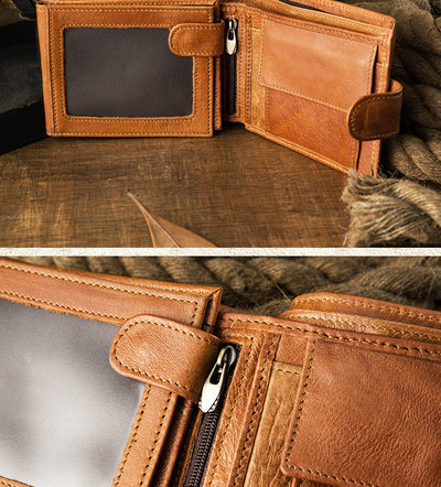 Billetera Compacta de Cuero para Hombre con Múltiples Compartimentos - Image 13