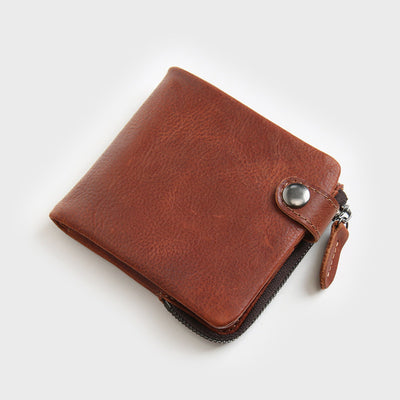 Billetera de Cuero Genuino Compacta para Estudiantes y Jóvenes Profesionales - Image 3