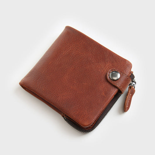 Billetera de Cuero Genuino Compacta para Estudiantes y Jóvenes Profesionales - Image 3