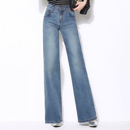 Pantalones Denim Rectos Anchos para Primavera y Otoño - Image 10