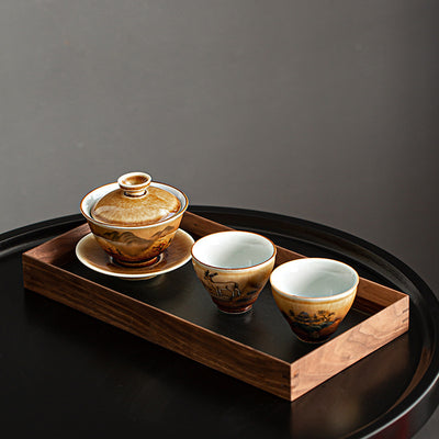 Juego de Té Artesanal con Horno de Cerámica Personalizable - Image 8