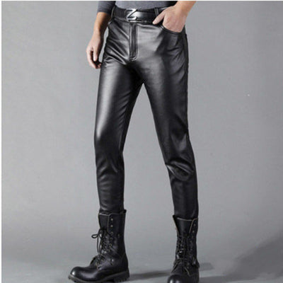 Pantalones Skinny de Cuero Coreano para Hombre con Máximo Estiramiento - Image 11