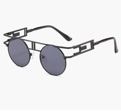 Gafas Retro Marco Metálico Redondo Tinta - Image 3