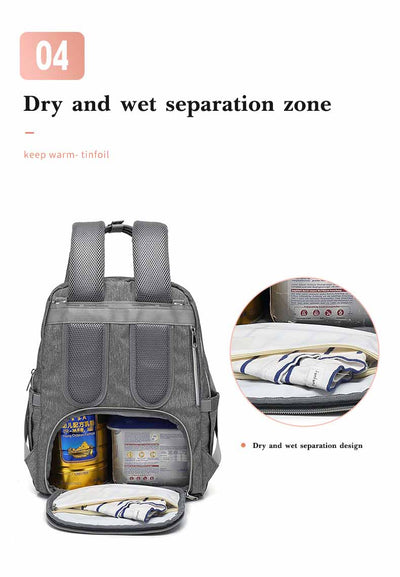 Mochila de Gran Capacidad para Mamás - Bolso Organizador de Viajes - Image 6