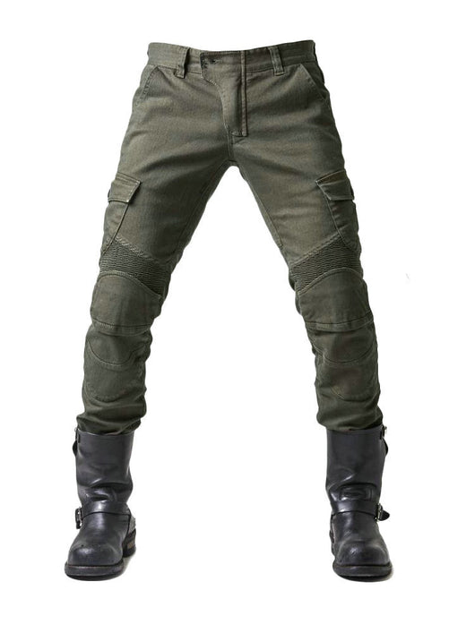 Pantalones Vaqueros Verde Militar con Detalle Locomotora - Image 12