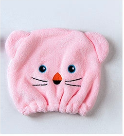 Gorro Absorbente Secador de Cabello Infantil con Diseño de Gato Adorable - Image 11