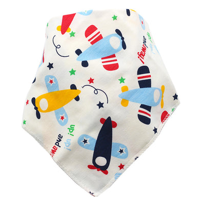 Baberos Impermeables Triangulares de Algodón con Diseños Infantiles - Image 7