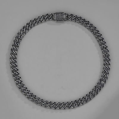 Cadena Cubana para Hombre 11mm con Cierre de Caja - Image 9