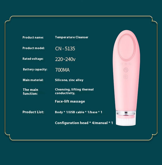 Limpiador Facial Poro Eléctrico Efecto Calor - Image 23