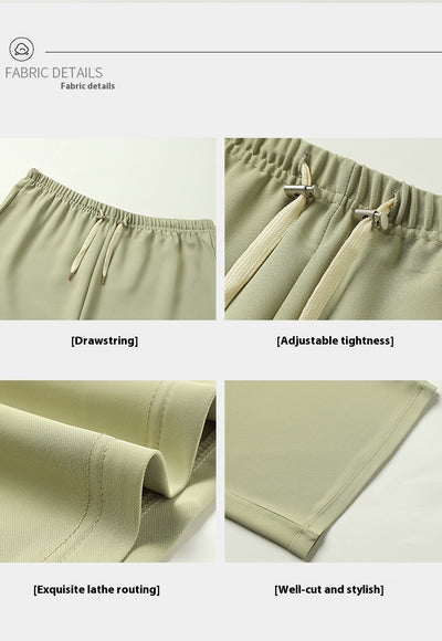 Shorts Premamá Cortos de Cintura Alta Pierna Ancha Verano Ligero - Image 17