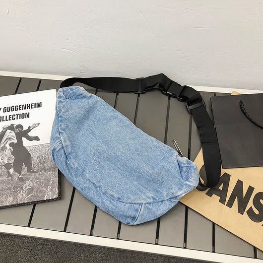 Bolsa de Cintura Denim de Gran Capacidad - Image 5