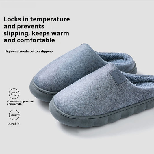 Pantuflas Térmicas de Pareja - Zapatillas de Felpa Cálidas para Casa - Image 2