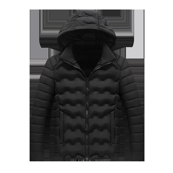 Chaqueta Acolchada de Algodón para Hombre - Estilo Casual Otoño e Invierno