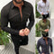 Cardigan Casual para Hombre Cuello Solapa Liso