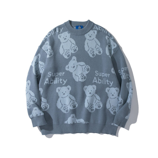 Suéter Unisex con Estampado de Osito Alfabeto - Image 15