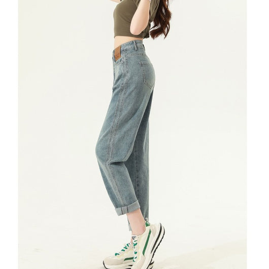 Jeans Talle Alto Rectos Harem para Mujer - Image 10