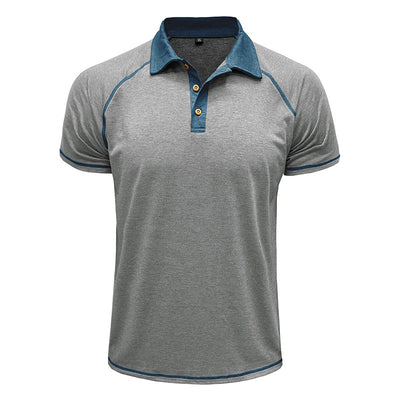 Polo Clásico de Manga Corta para Hombre - Camiseta Bottoming - Image 46