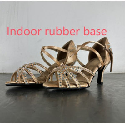 Zapatos de Baile Latino Diamond para Mujer - Tacón Alto Profesional - Image 6