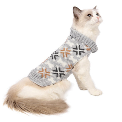 Ropa Retro Jacquard para Mascotas - Estilo Western Dulce - Image 11