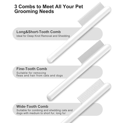 Peine Deslanador para Gatos - Acero Inoxidable con Puntas Suaves - Image 6