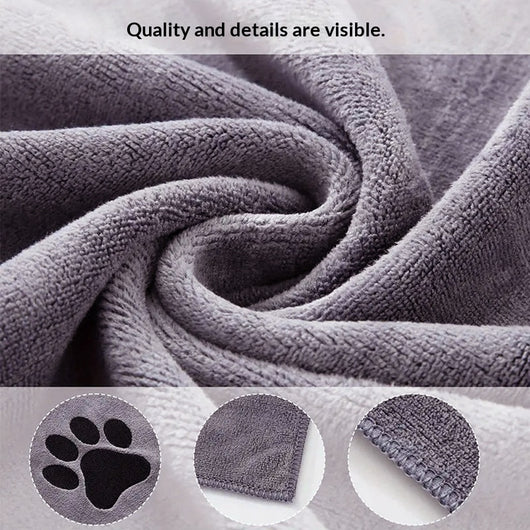Toalla de Baño para Mascotas Secado Rápido Microfibra Extra Absorbente - Image 4