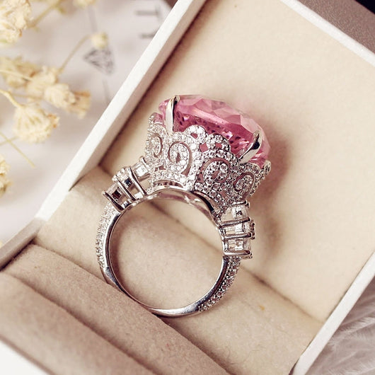 Anillo de Diamante Gigante con Huevo de Paloma Extragrande - Image 7