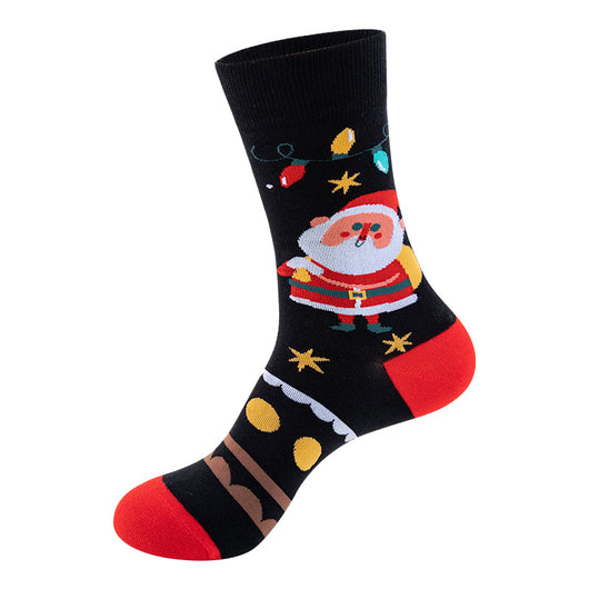 Medias Navideñas con Diseño de Papá Noel y Muñeco de Nieve - Image 24
