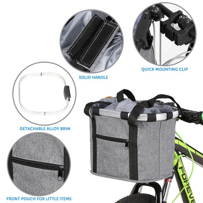 Canasta Delantera Plegable para Bicicleta de Montaña S41 46 con Liberación Rápida - Image 22