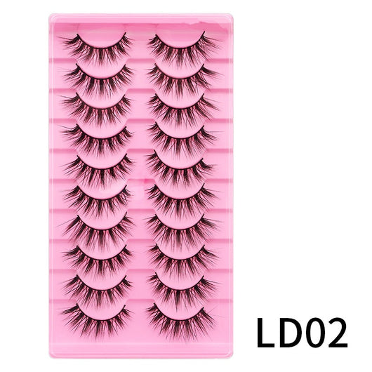 10 Pares de Pestañas Postizas Voluminosas con Rizo Natural - Image 34