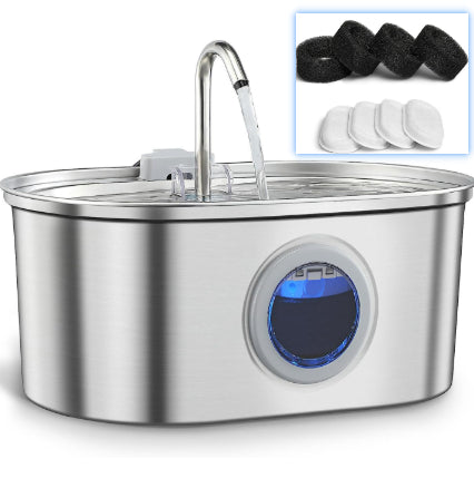 Dispensador de Agua para Mascotas en Acero Inoxidable - Image 20