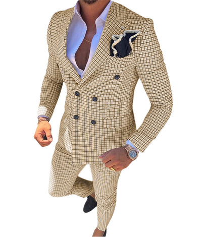 Traje Ejecutivo Slim Fit Dos Piezas Estilo Coreano para Hombre - Image 11
