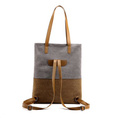 Mochila Convertible de Lona para Viajes y Uso Diario - Image 7