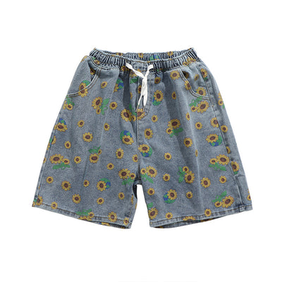 Pantalones de Playa Cortos Elásticos con Cordón para Hombre - Image 9