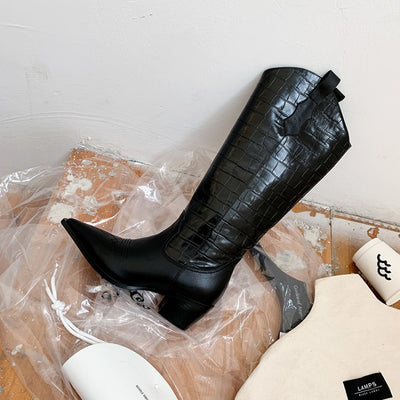 Botas Martin Altas Estilo Lattice - Botines Multiuso para Mujer - Image 7