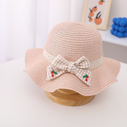 Conjunto Infantil de Bolsa y Sombrero de Paja para el Sol - Image 3