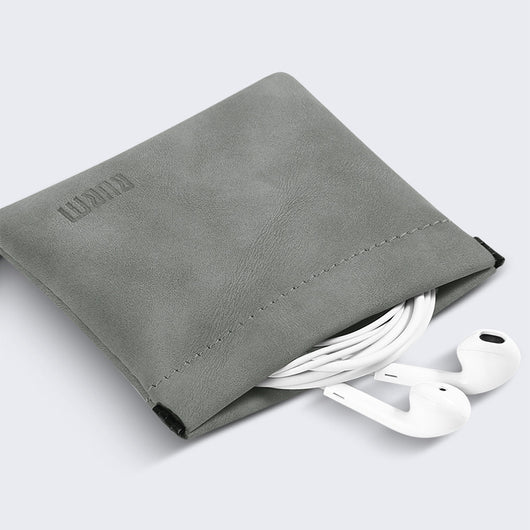 Organizador Portátil de Accesorios Electrónicos en Acero Inoxidable