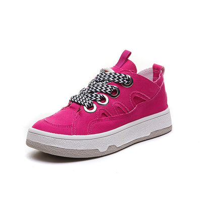 Zapatillas de Lona con Plataforma para Mujer - Comodidad Deportiva Casual - Image 9