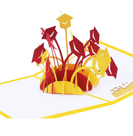 Tarjeta de Felicitación 3D Desplegable para Graduación - Image 15