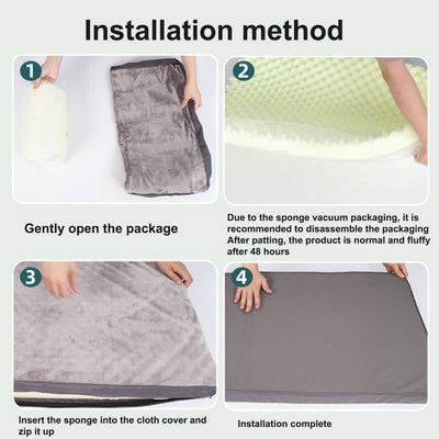 Cama Reversible para Perros Medianos y Pequeños - Cuatro Estaciones, Resistente al Agua y Mordidas - Image 6