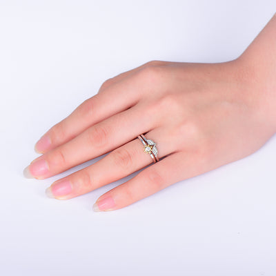 Anillo de Plata S925 Girasol - Diseño de Personalidad Fashion