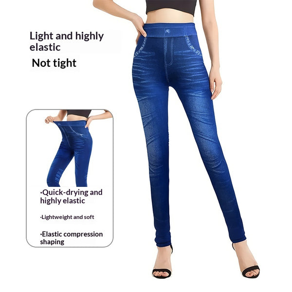 Leggings Tipo Denim Elásticos para Mujer