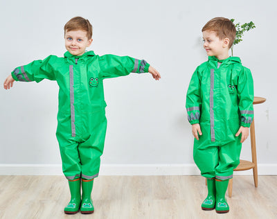 Impermeable Infantil Ecológico 2 en 1 con Pantalón Integrado - Image 9