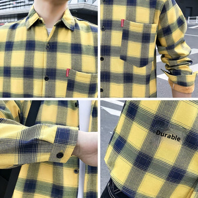 Camisa de Cuadros Térmica para Hombre con Forro de Polar - Image 6