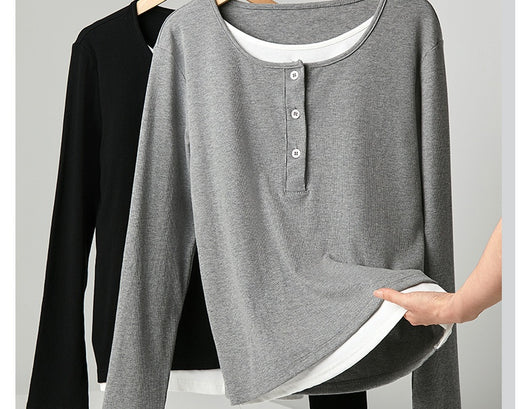 Blusa Larga Suelta Casual Versátil para Mujer - Image 13