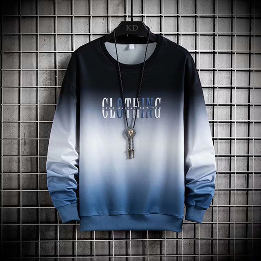 Remera Hombre Cuello Redondo Suelta Degradado Tendencia - Image 16
