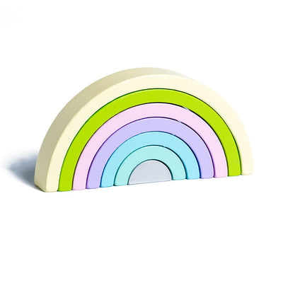 Bloques de Madera Rainbow con Rompecabezas Educativo para Niños - Image 23