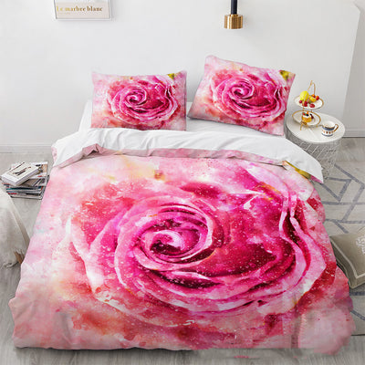 Colección de Tres Piezas Home Rose con Impresión 3D Digital - Image 7